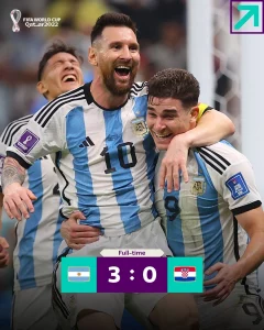 Argentina melaju ke final Piala Dunia 2022