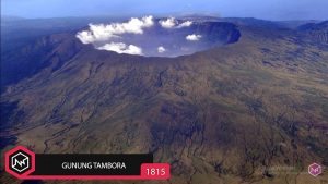 letusan gunung api terbesar di Indonesia