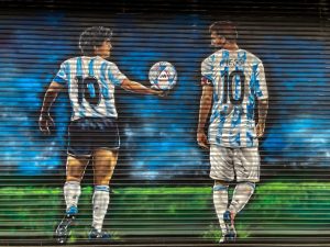Messi Lewati Rekor Gol Maradona di Piala Dunia
