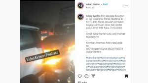 kecelakaan beruntun di Tol Tangerang Merak