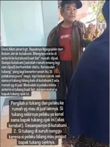 Tukang ojek ditipu di Kotabumi Tangerang