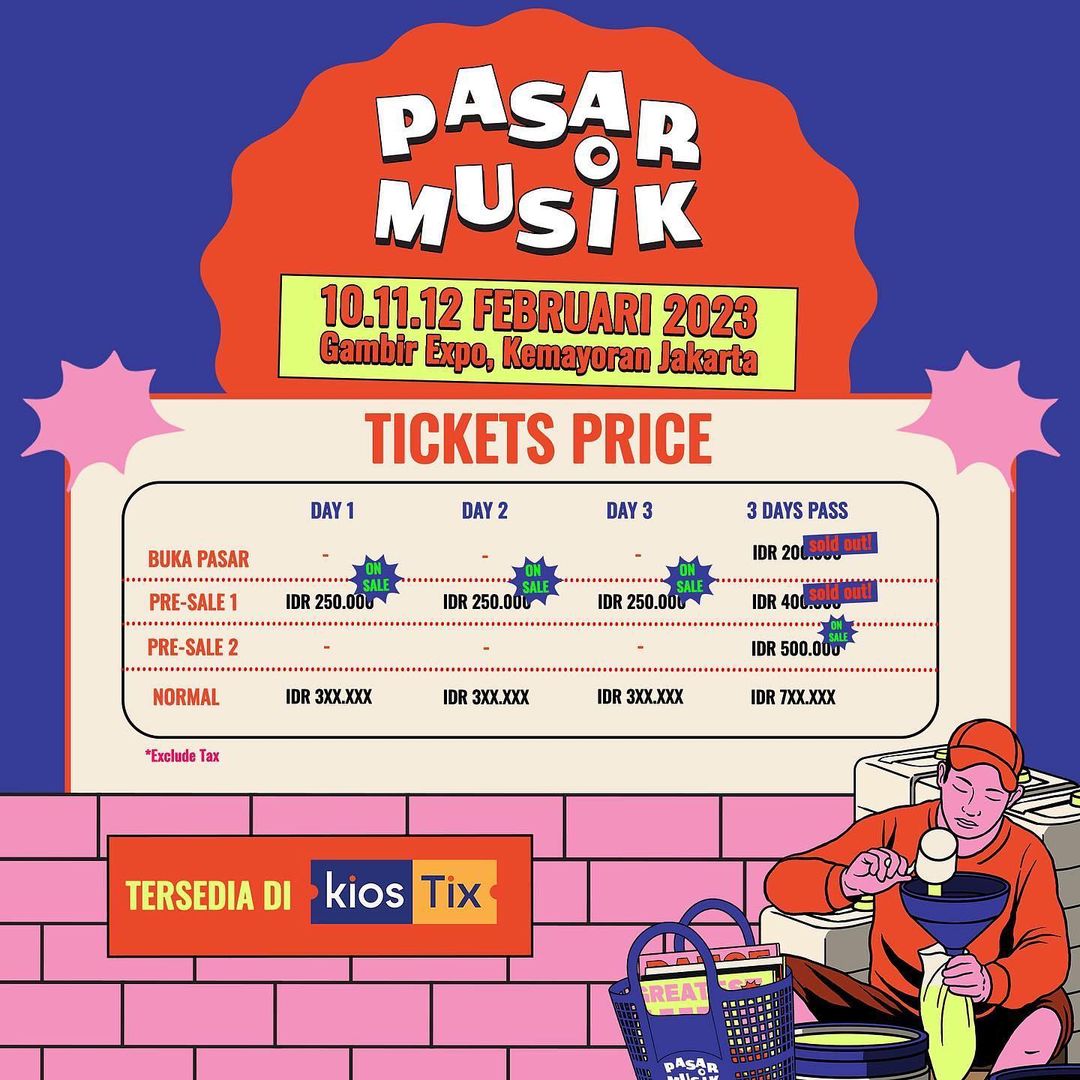 Festival Pasar Musik 2023 Lengkap Dengan Line Up Dan Harga Tiket ...