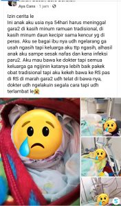 bayi 54 hari meninggal dunia