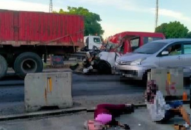Kecelakaan beruntun di Tol Tangerang