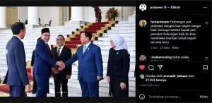 Unggah foto bareng PM Malaysia Anwar Ibrahim