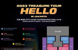 Konser TREASURE di Jakarta 2023