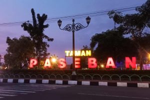 lampu taman di Jalan Jenderal Sudirman Bantul mati
