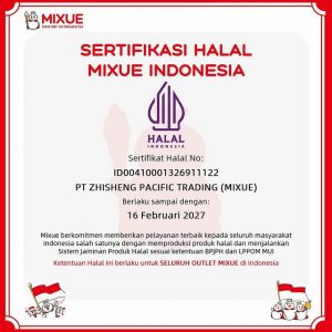 sertifikasi halal Mixue Indonesia