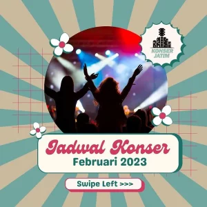 Jadwal konser Surabaya Februari 2023 