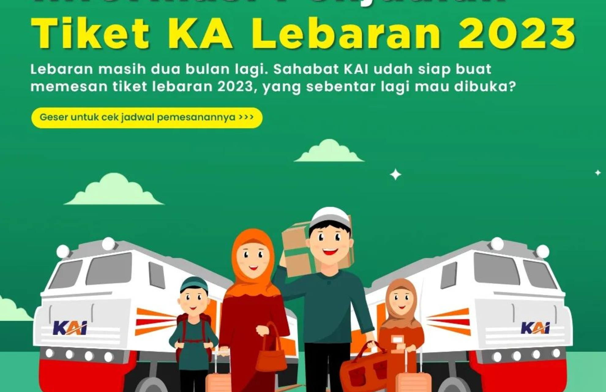 Tiket Kereta Api Lebaran 2023 Segera Dijual Catat Jadwal Dan