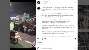 kecelakaan di Jalan Fatmawati Jakarta Selatan