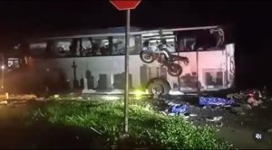 kecelakaan bus pariwisata di Purworejo