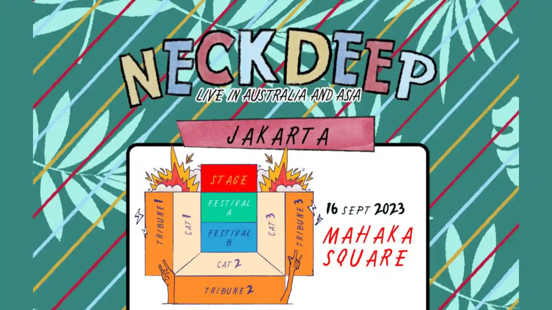 Harga Tiket Konser Neck Deep di Surabaya dan Jakarta September 2023, Mulai Rp 750 Ribu 