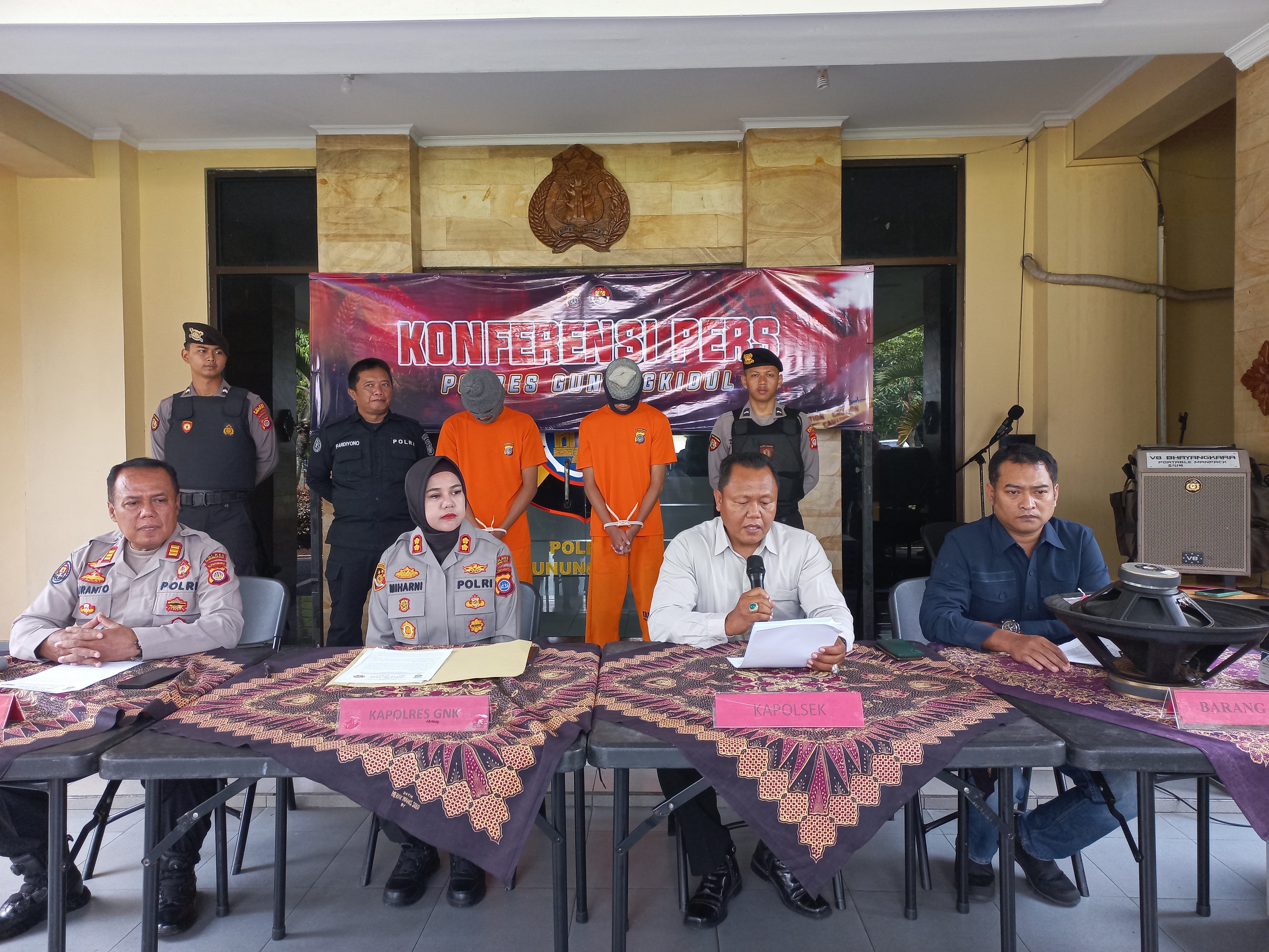 2 Anak di Bawah Umur Pelaku Pencurian Tempat Karaoke di Gunungkidul Diringkus Polisi