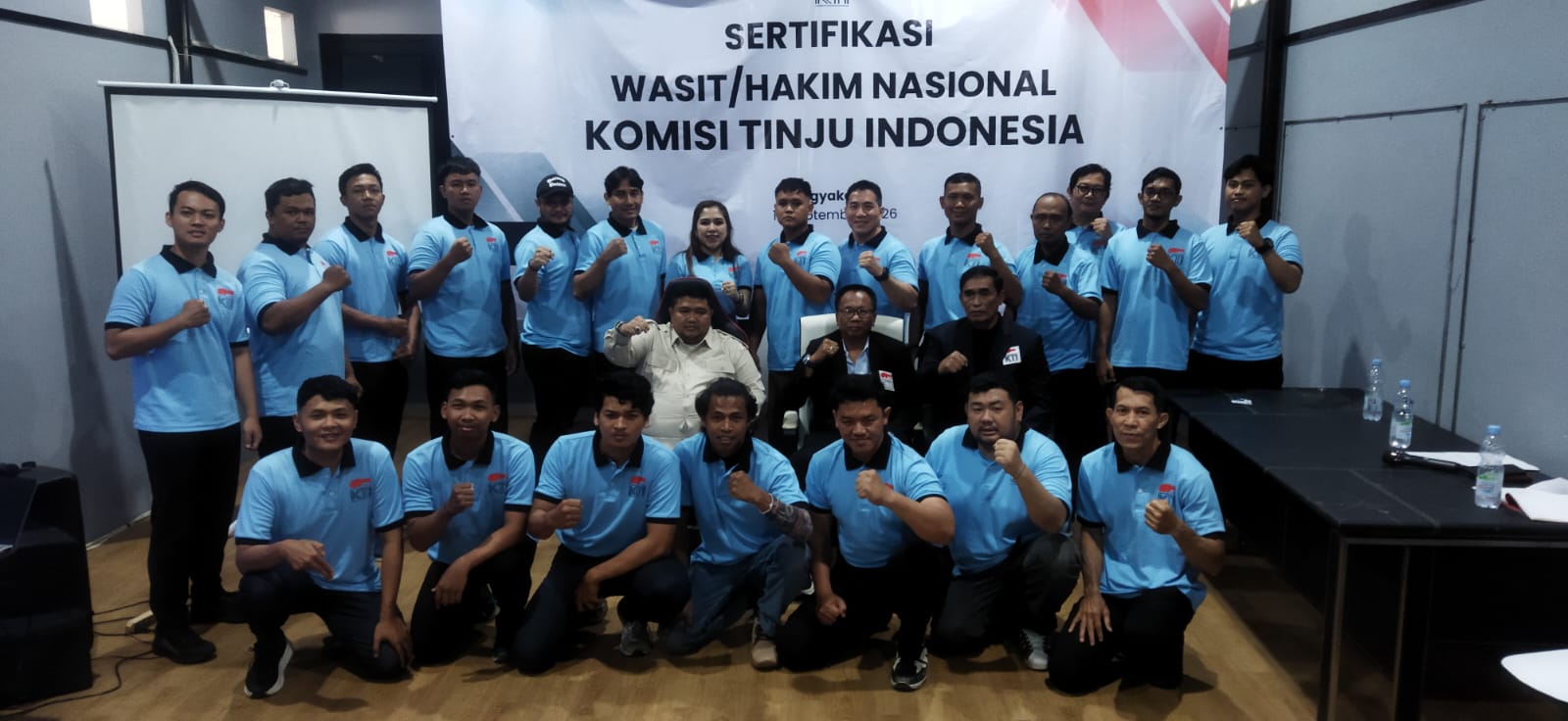 Tingkatkan Standar Ring Official dan Keselamatan Atlet, KTI Sertifikasi 24 Wasit-Hakim