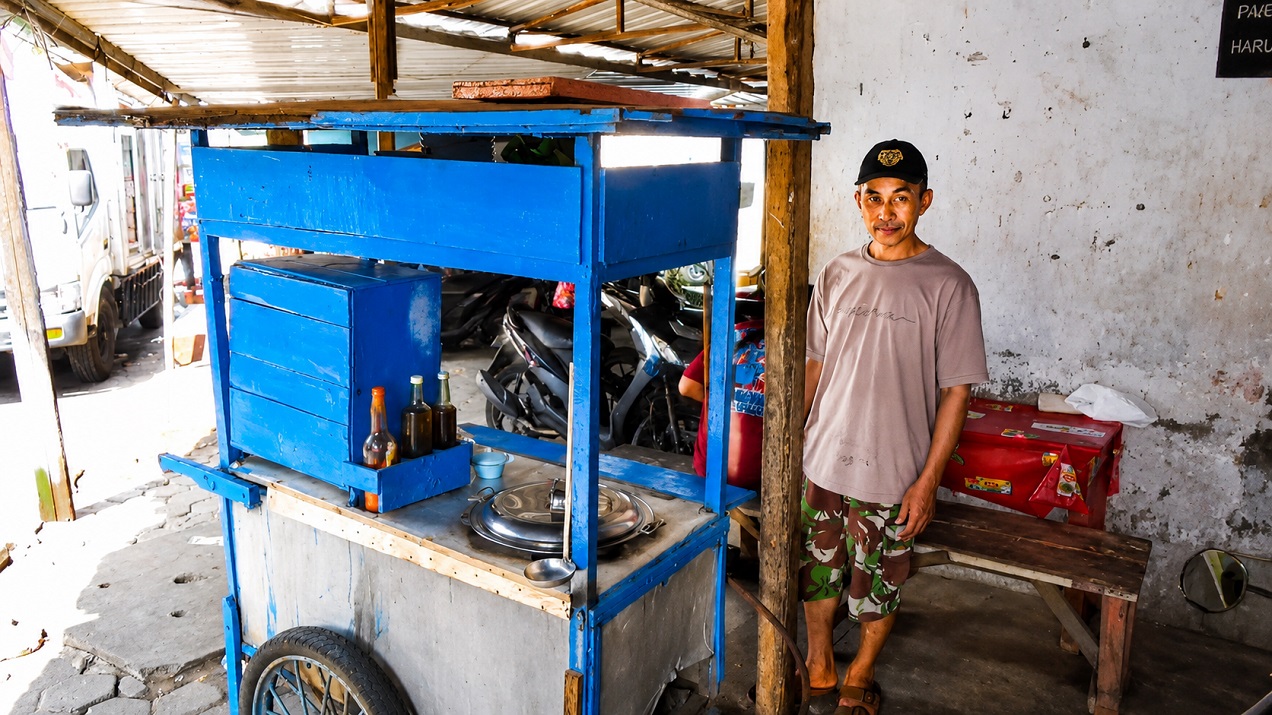 Harga Ayam Tembus Rp35 Ribu per Kilogram, Pedagang Mi Ayam di Pasar Wates ...