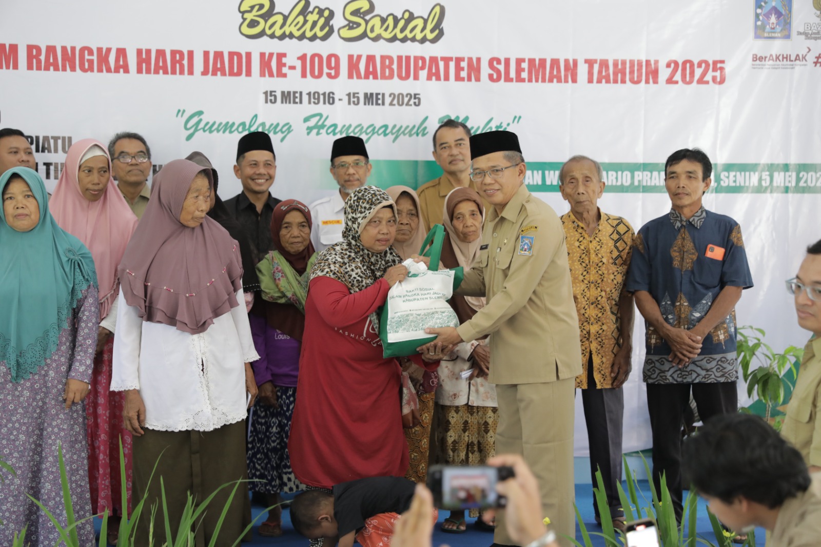 Digelar Sederhana, HUT Kabupaten Sleman ke-109 Tetap Dimeriahkan Kegiatan Sosial
