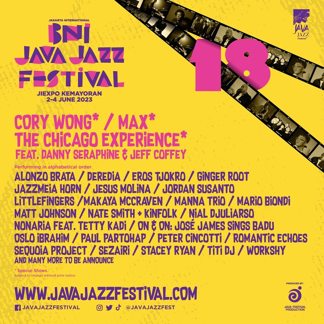 Line Up Java Jazz Festival
