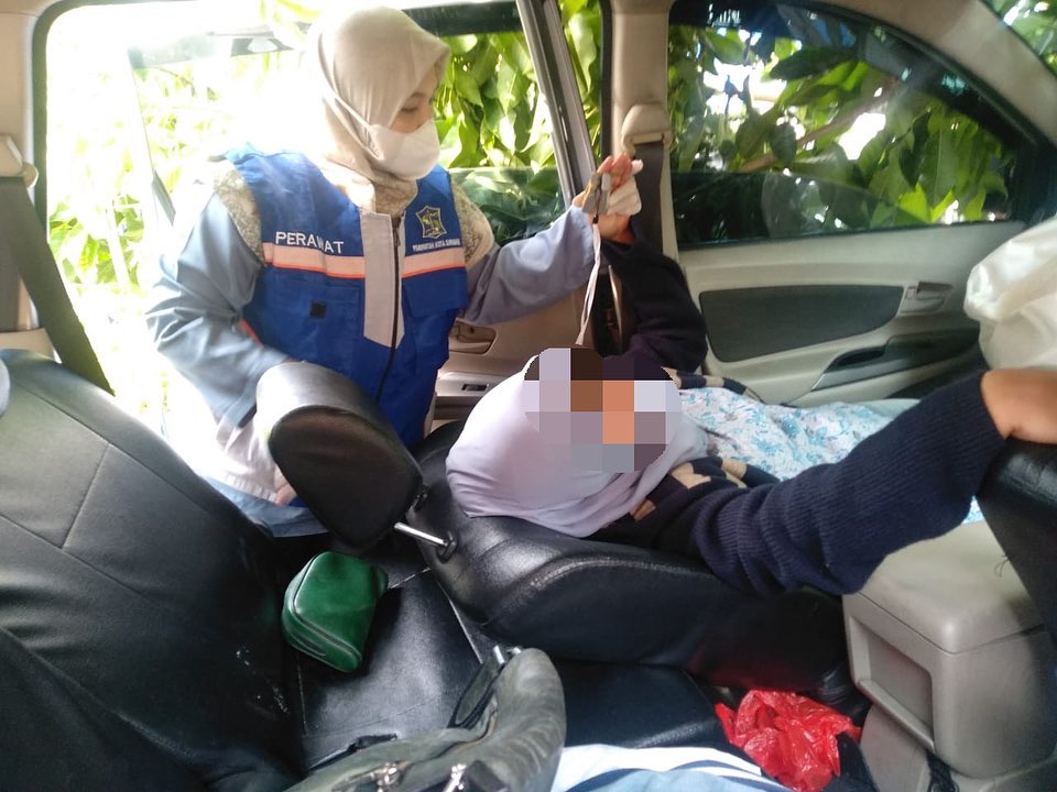 kecelakaan di Genteng Kali Surabaya