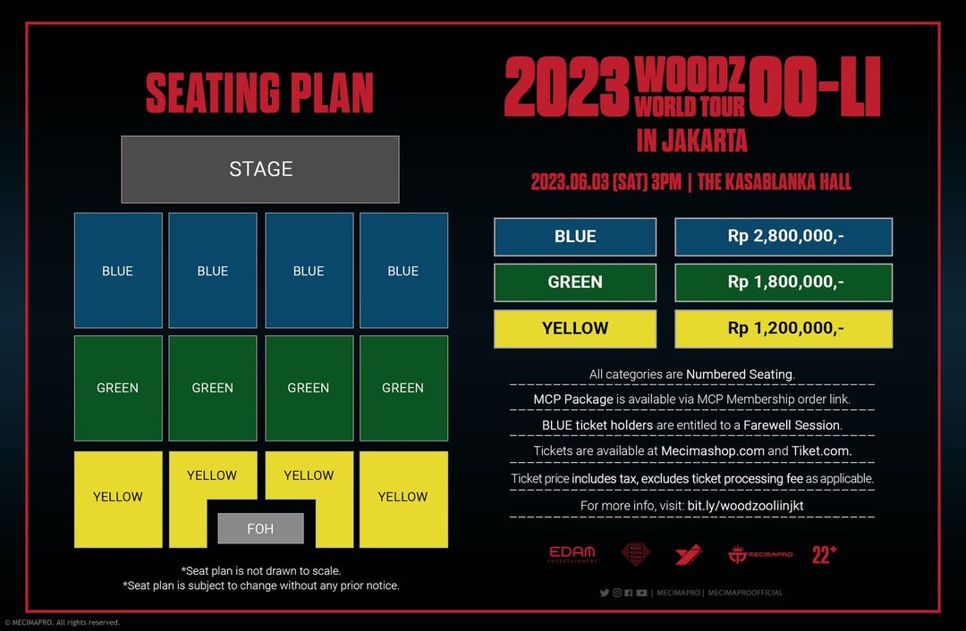 Harga Tiket Konser WOODZ di Jakarta 2023