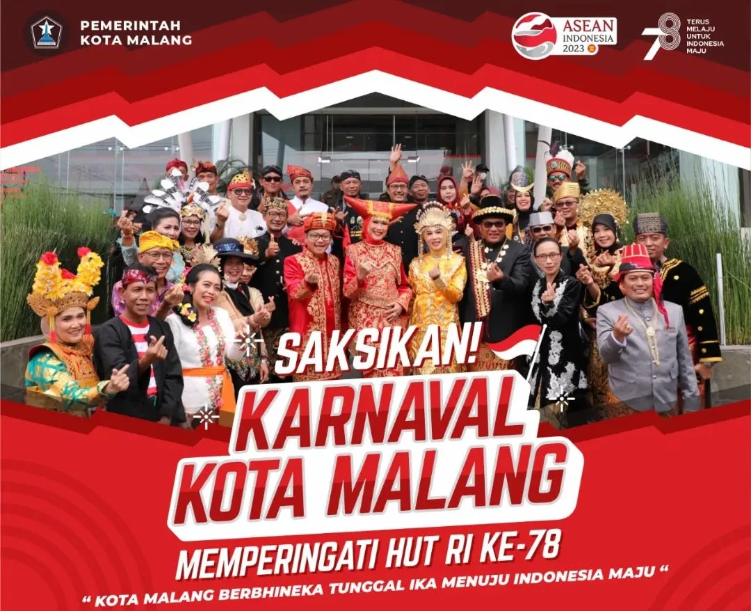 Rute Karnaval Kota Malang 2023, Start dari Kayutangan Heritage