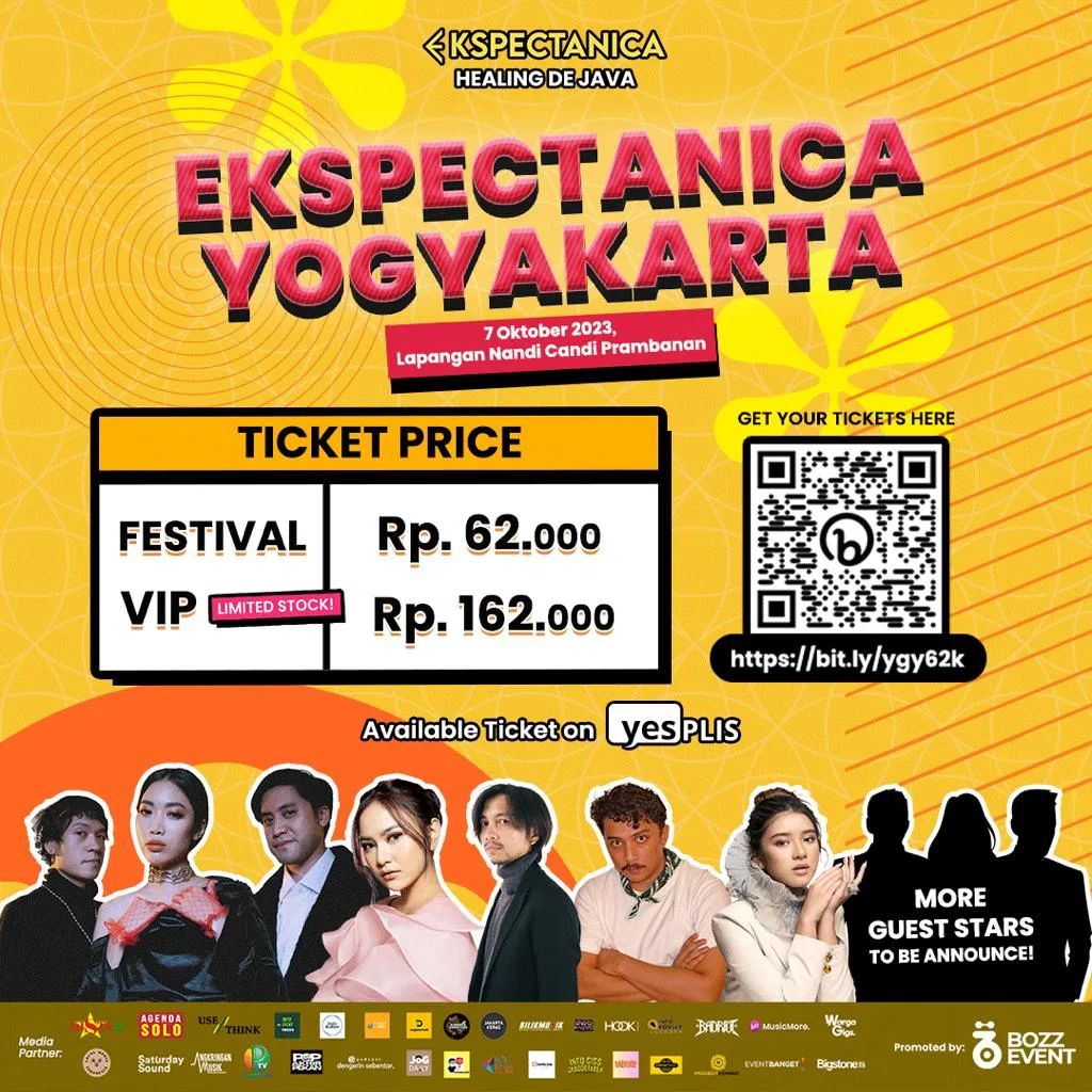 Info Konser Jogja 7 Oktober 2023, Pilih Eskpectanica atau Youthland Music Festival