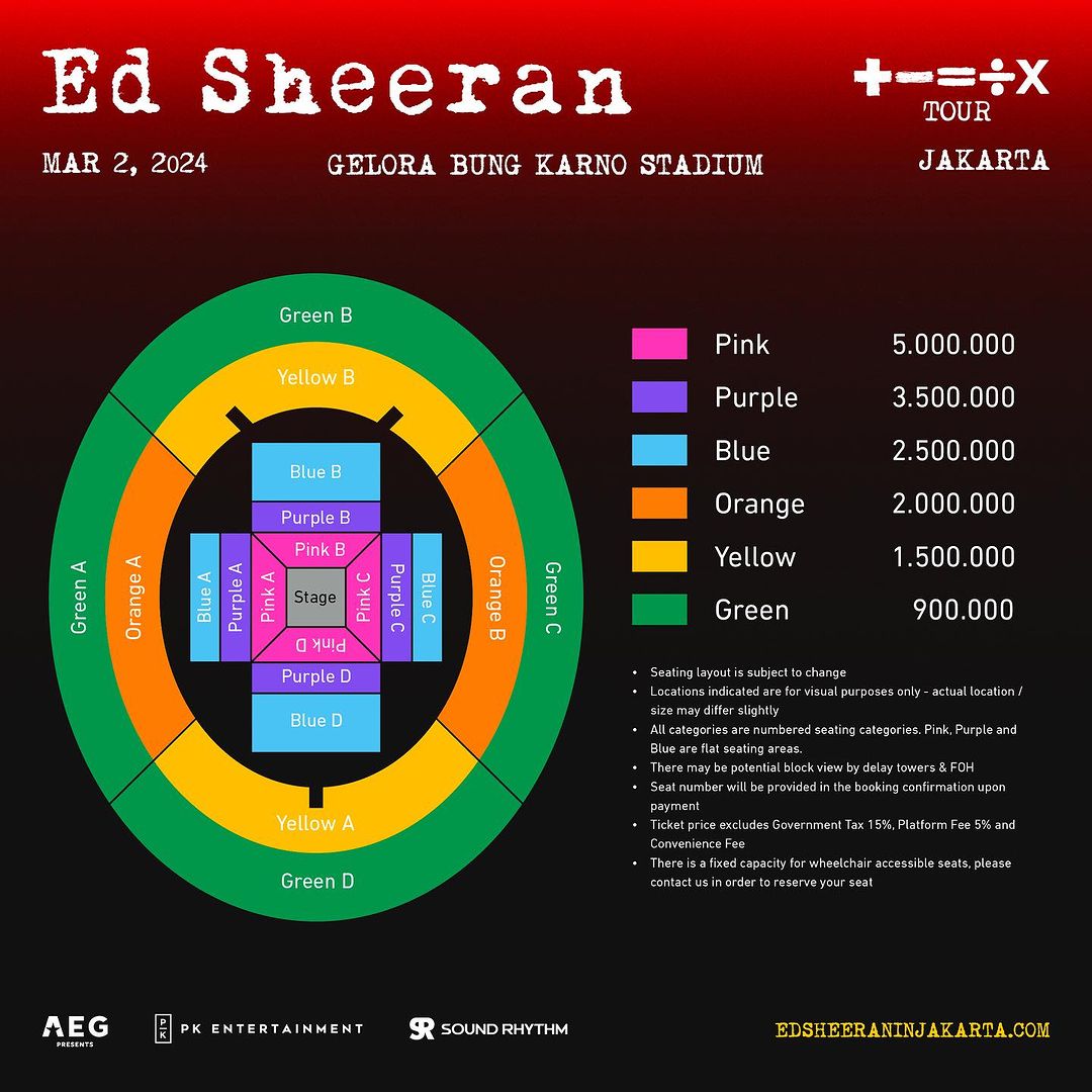 Ed Sheeran Konser di Jakarta