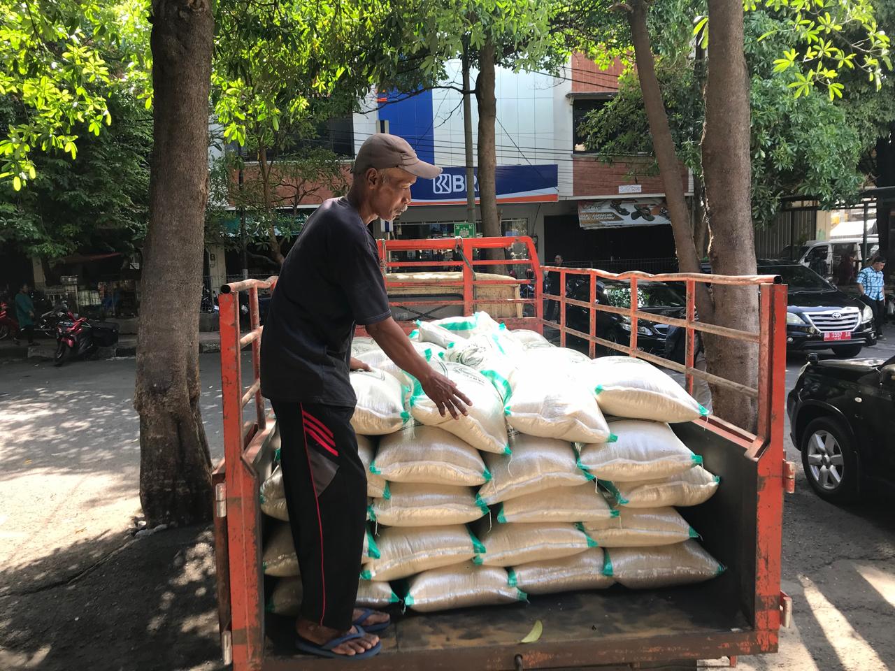 Penuhi Ketersediaan Pangan, Pemkot Yogya Terima Pasokan Beras dari Pemkab Bantul