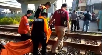 pria tewas terserempet kereta api di Jalan Raya Sememi Baru