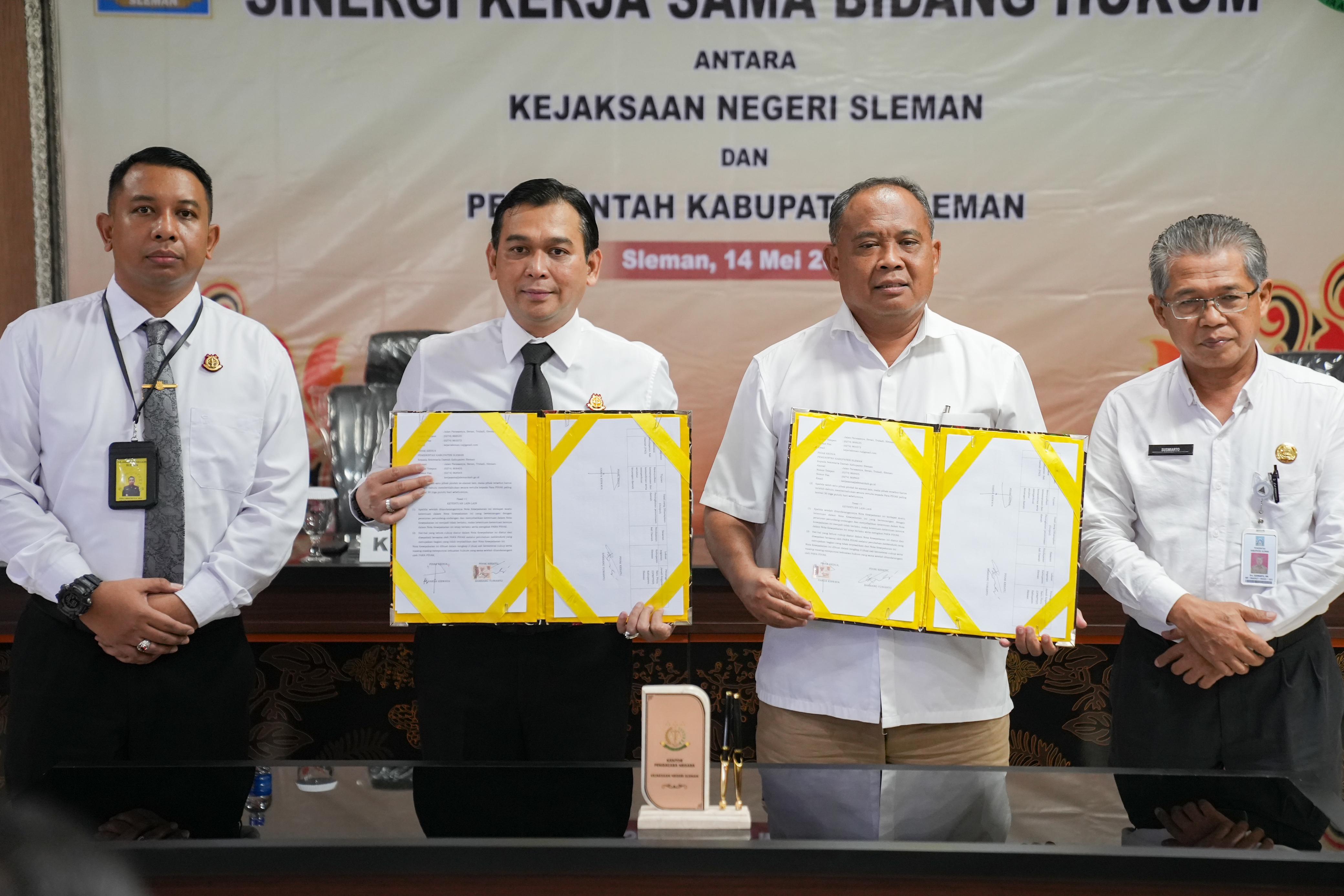 Pemkab Sleman dan Kejaksaan Negeri Tingkatkan Sinergi Pelayanan di Bidang Hukum