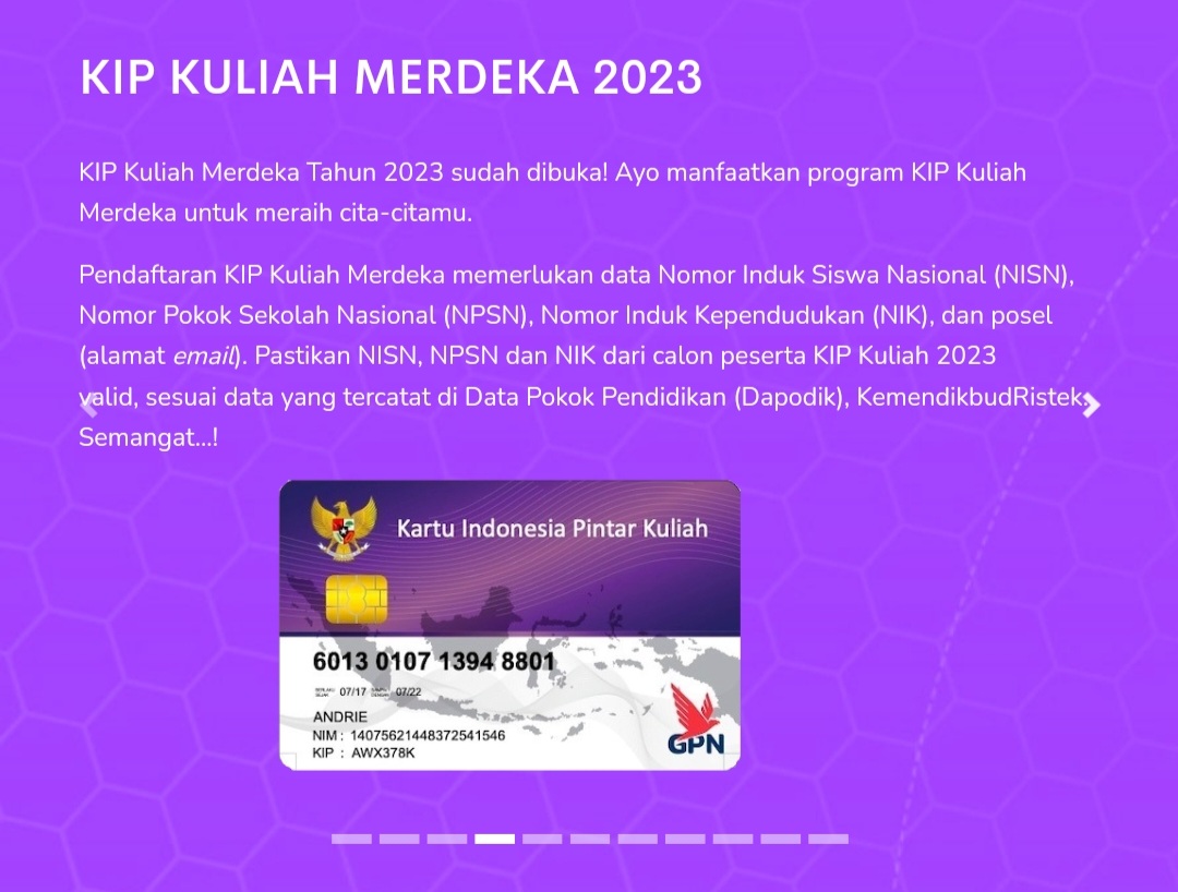 Alur Pendaftaran KIP Kuliah Merdeka