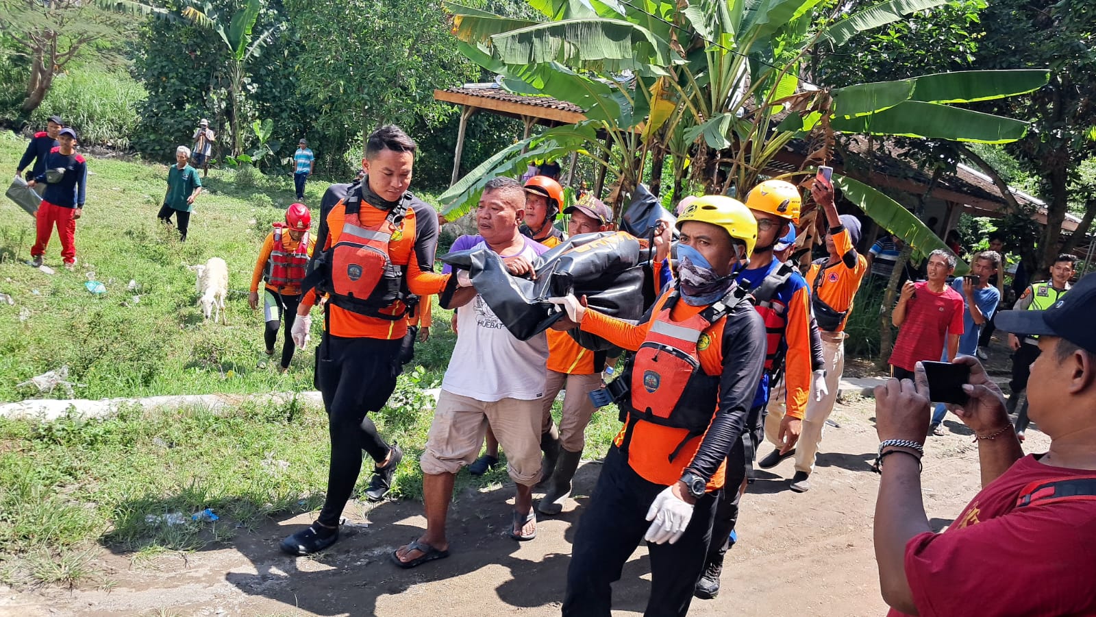 Bocah Hanyut di Selokan Sarirejo Banguntapan Ditemukan Meninggal