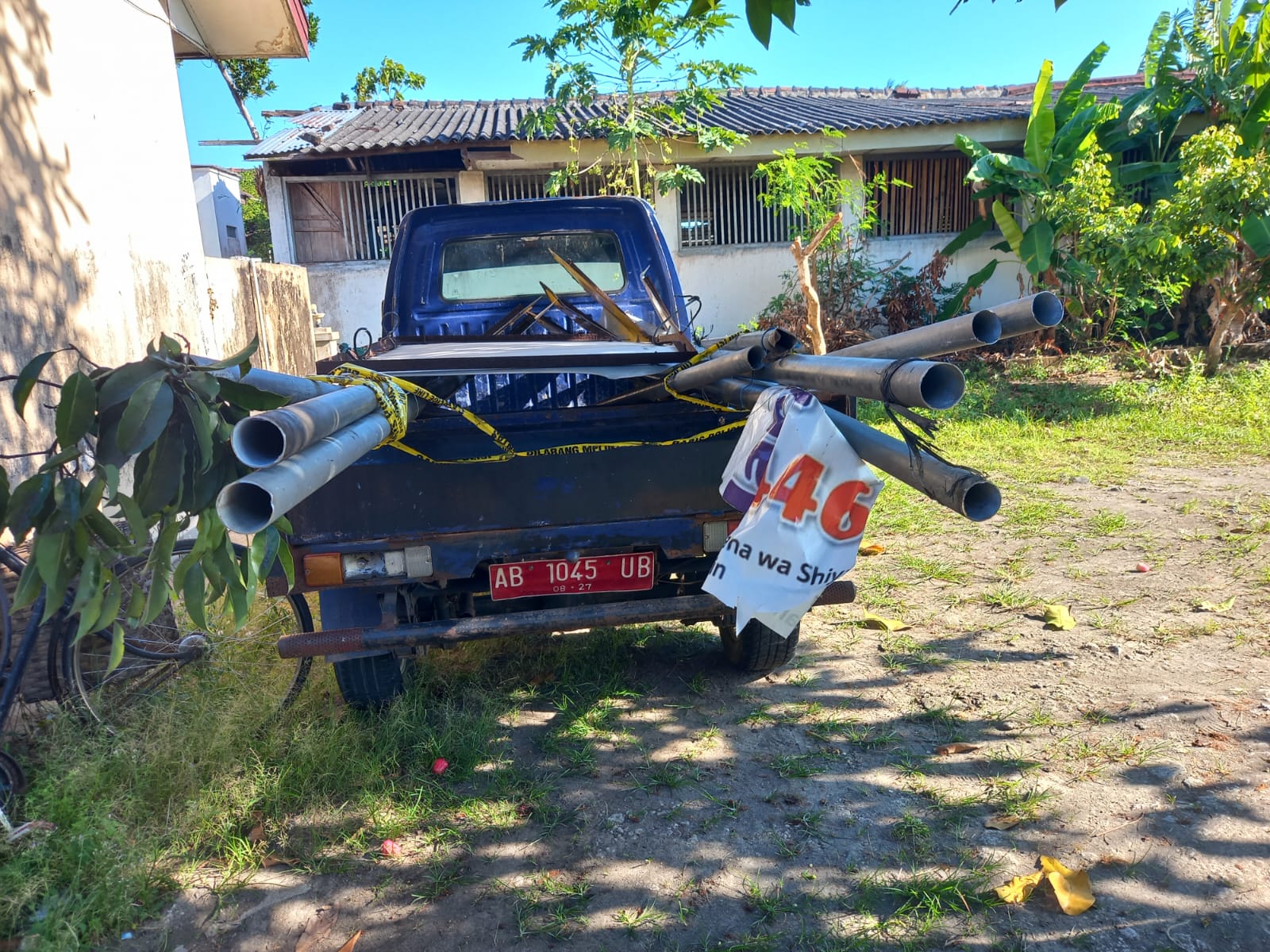 Pakai Plat Dinas Palsu, Pria Asal Ngaglik Sleman Nekat Curi Besi Rambu Lalu ...