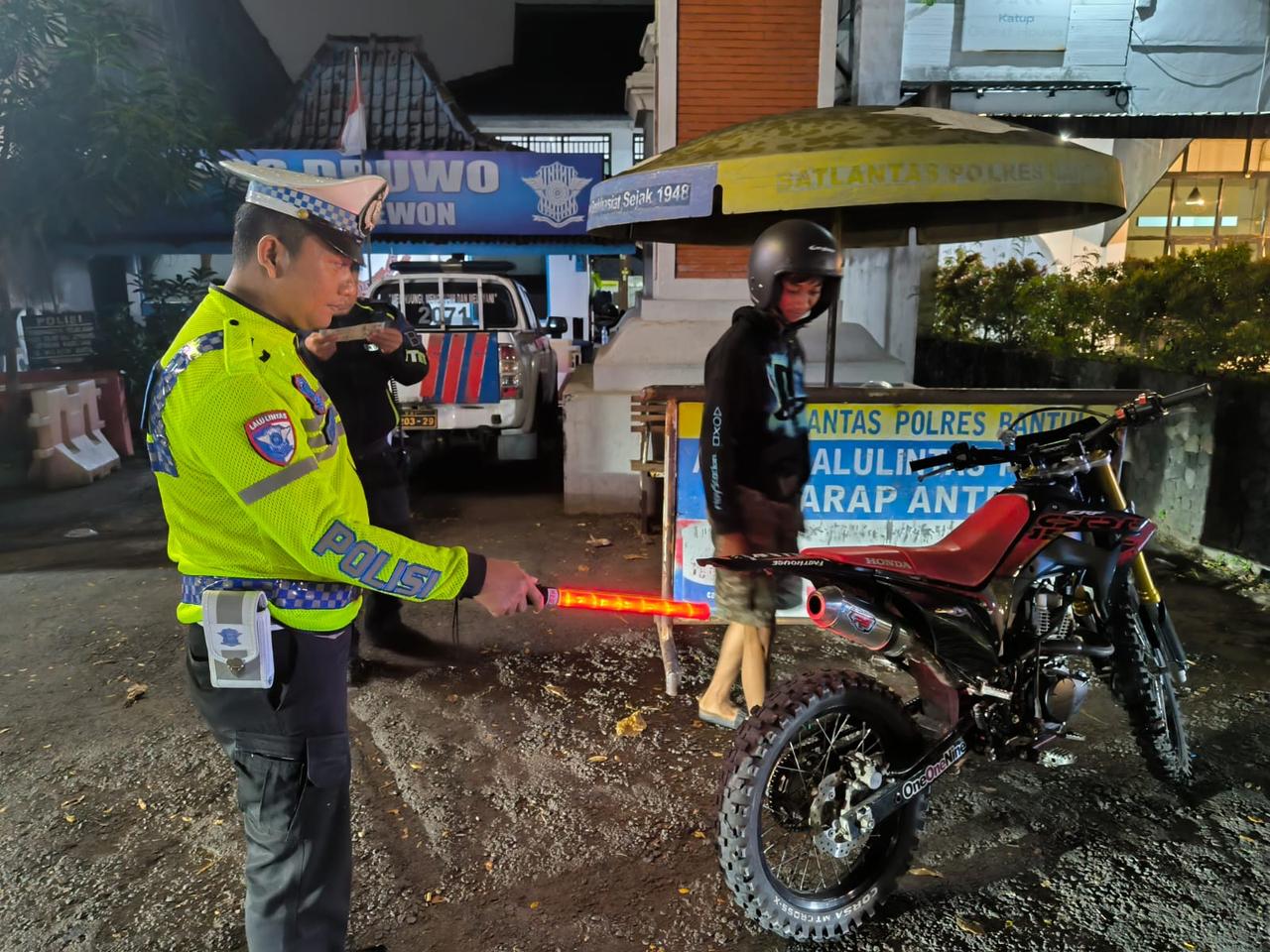 Ratusan Kendaraan di Bantul Kena Tilang di Hari Pertama Operasi Progo 2025