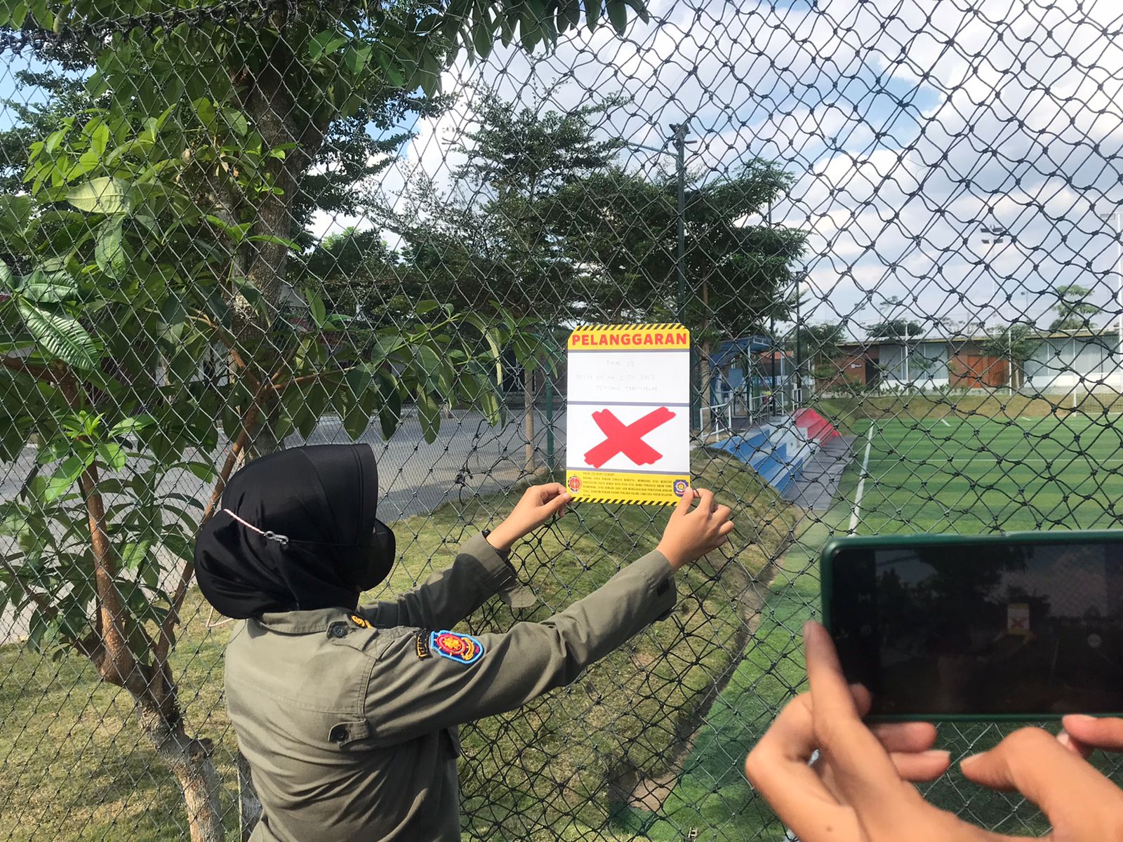 Maguwoharjo Football Park Disegel Satpol PP DIY, Pemilik Keluhkan