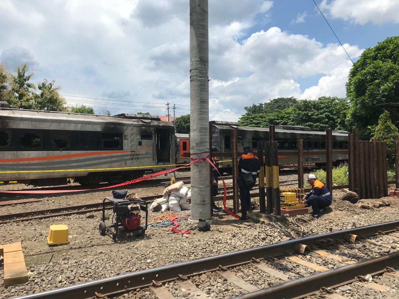 Penyebab Kebakaran Gerbong Kereta di Stasiun Yogyakarta Terungkap, Polda DIY Amankan Satu Orang