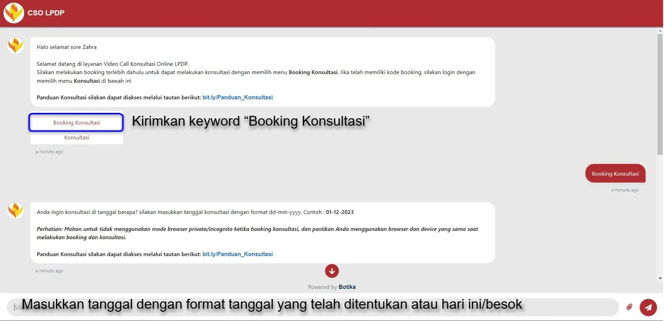 Cara Booking Konsultasi Online LPDP