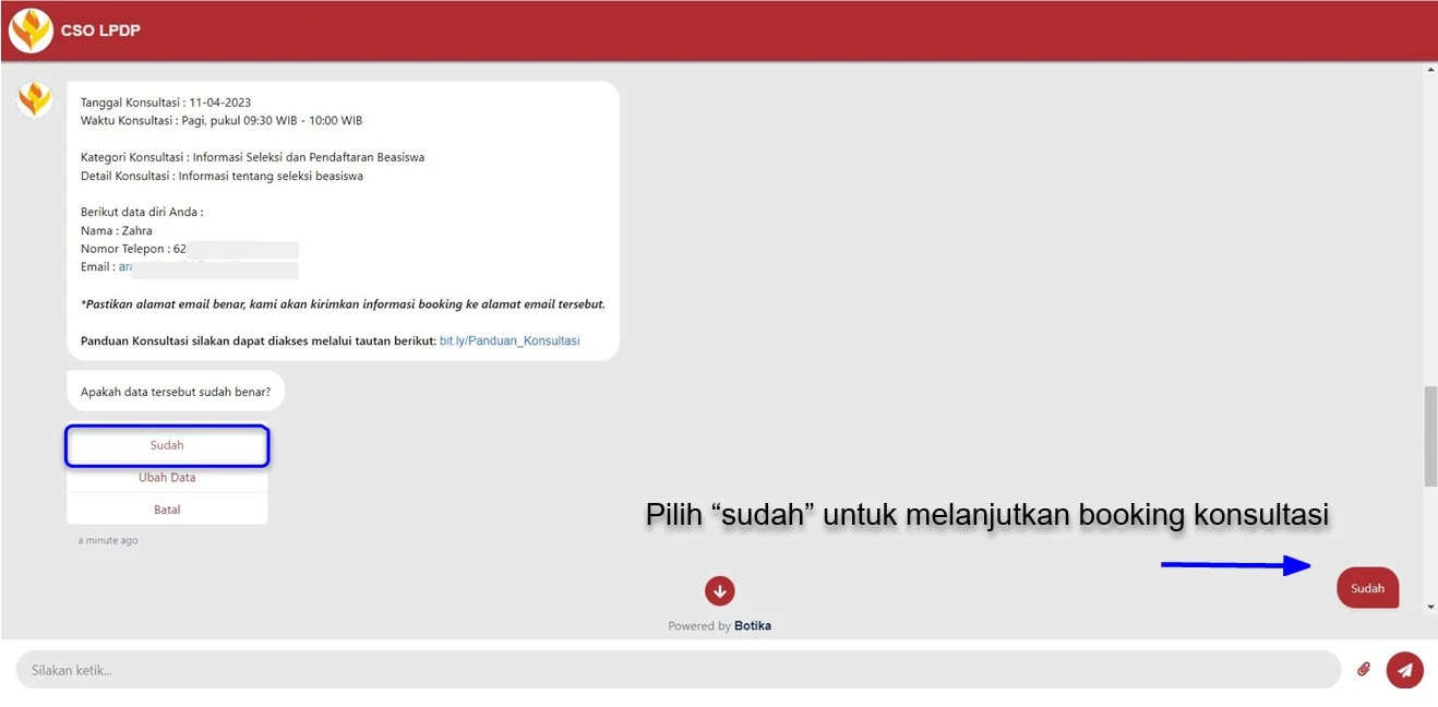 Cara Booking Konsultasi Online LPDP