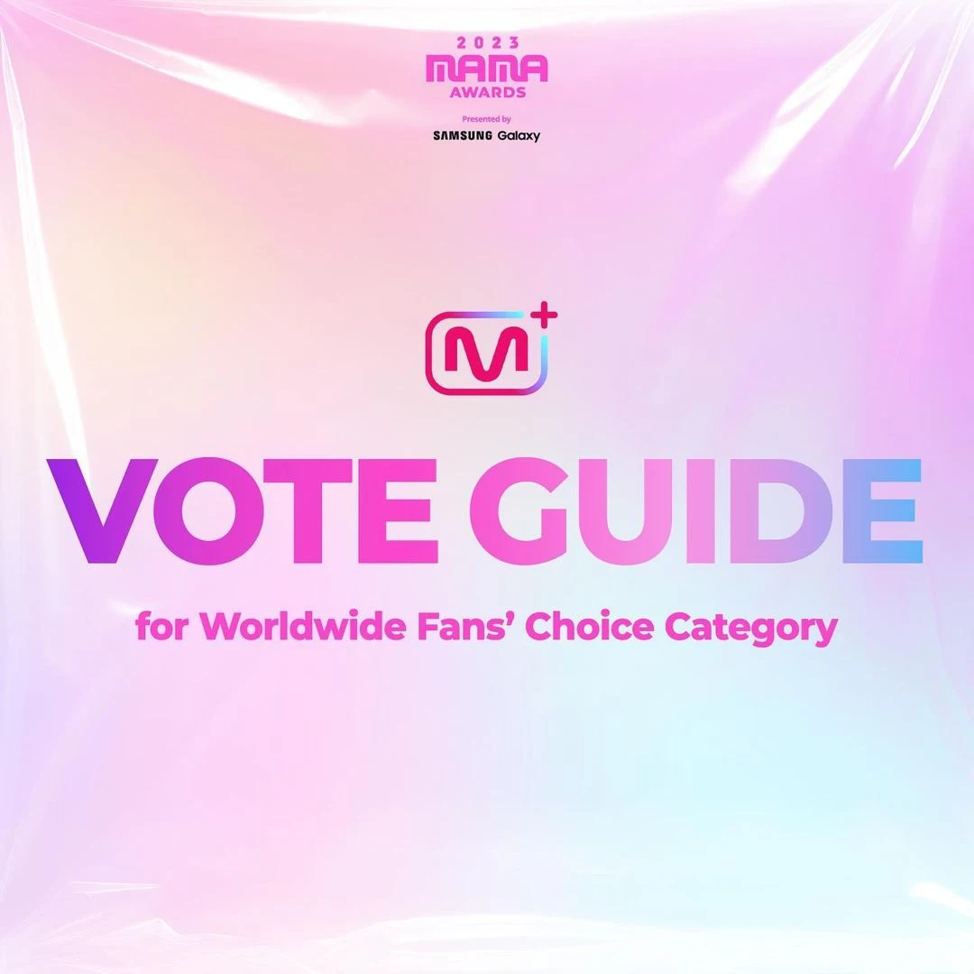 Cara Vote Worldwide Fans Choice MAMA Awards 2023