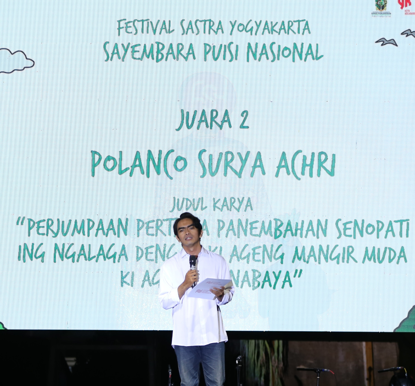 FSY 2024 Siap Dihelat, Dinas Kebudayaan Yogyakarta Buka Pendaftaran Sayembara Puisi Nasional