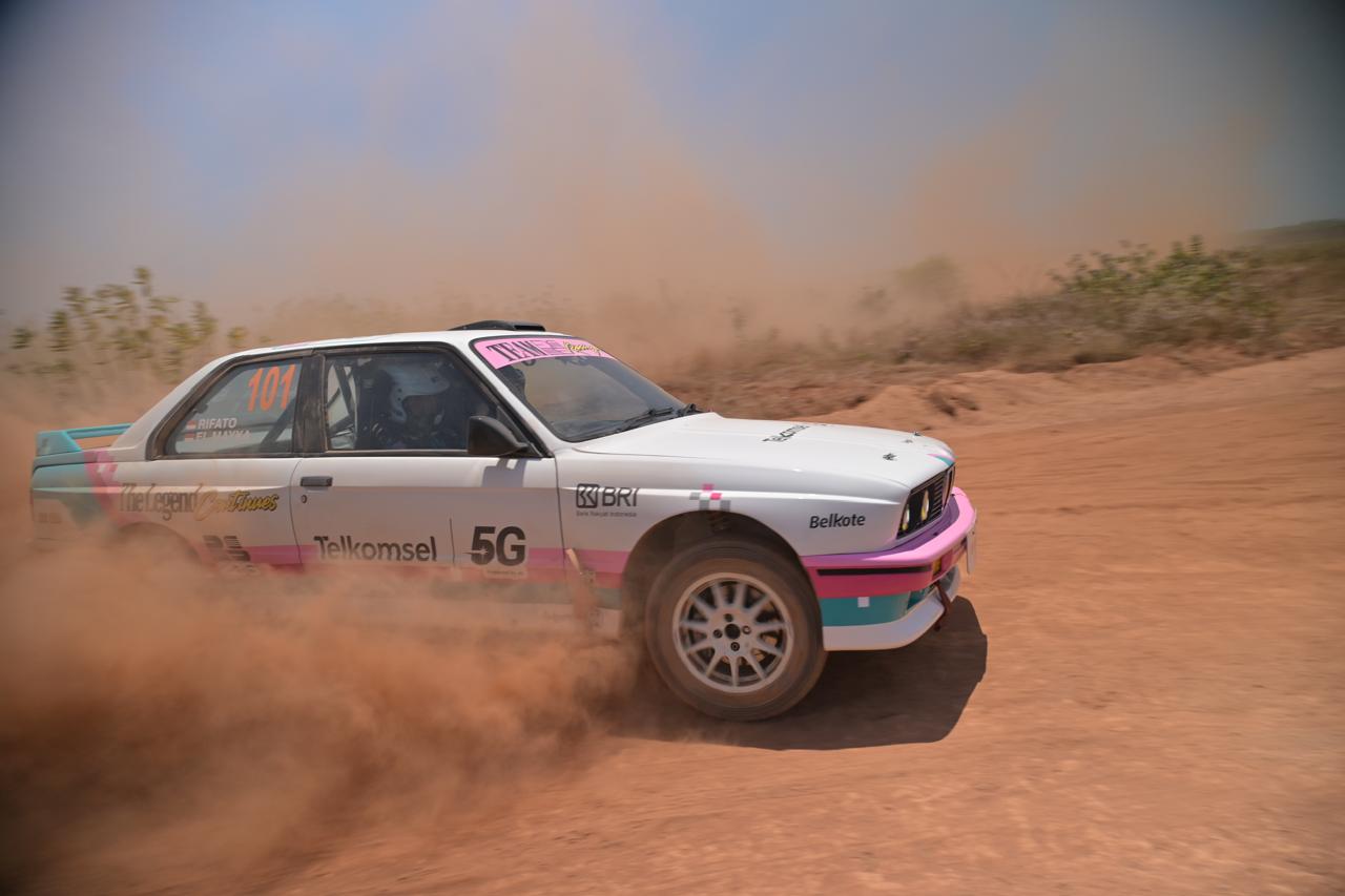 Debu Tebal dan Lintasan Sempit Jadi Ujian El Mayka di Sprint Rally KITB