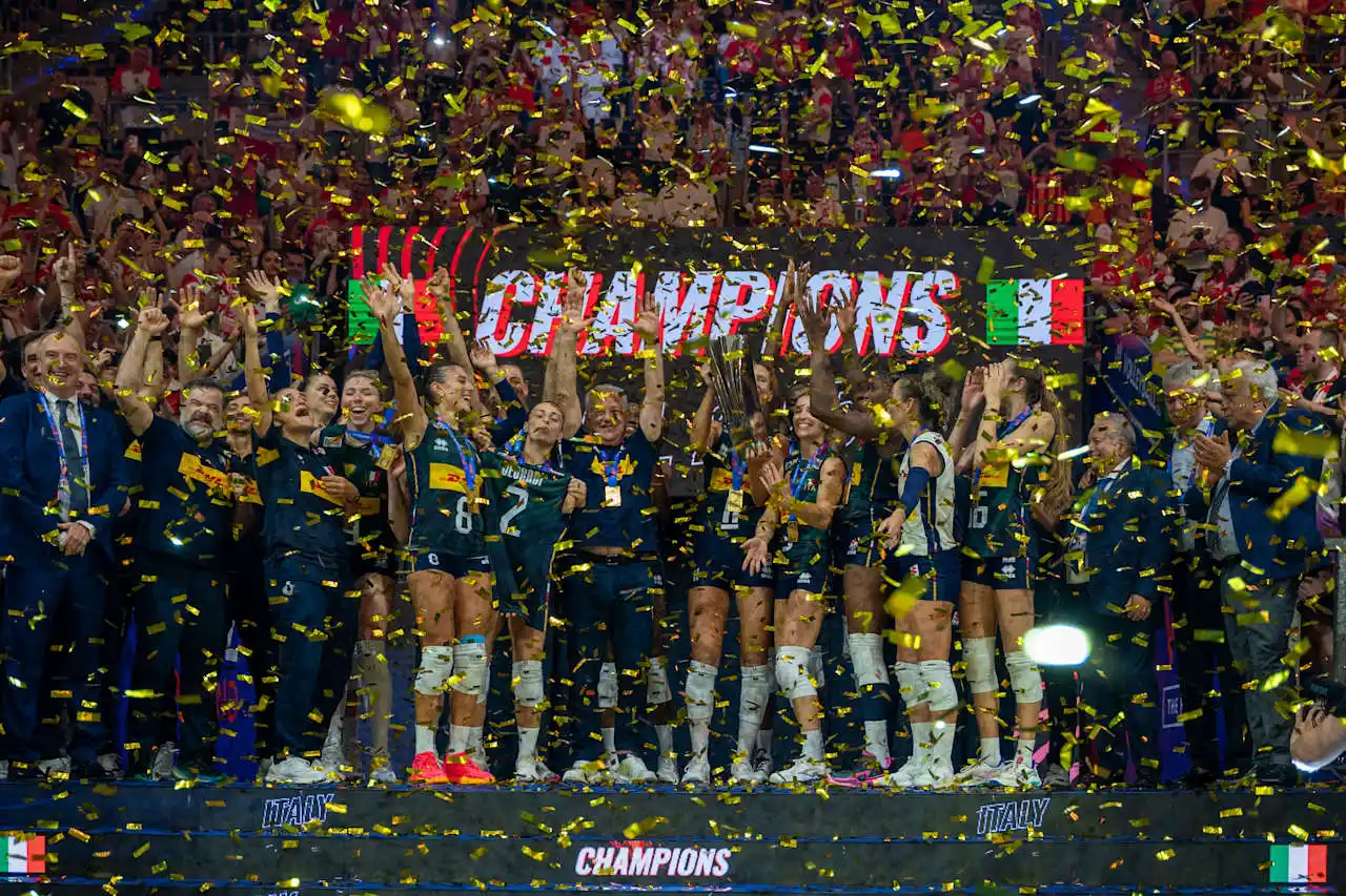 Final VNL 2025: Taklukkan Brasil, Italia Juara VNL 2 Kali Berturut-turut