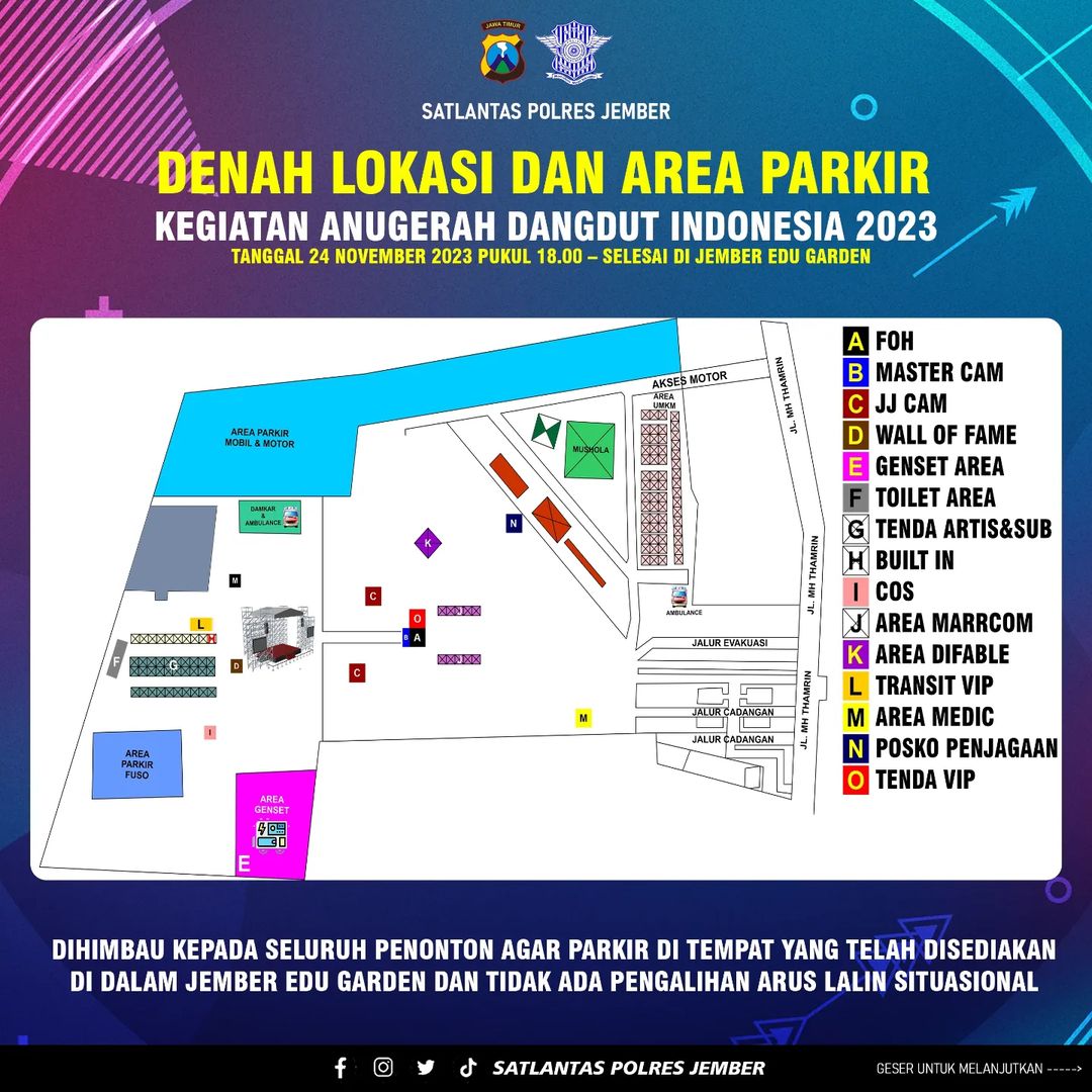 Anugerah Dangdut Indonesia 2023 di Jember