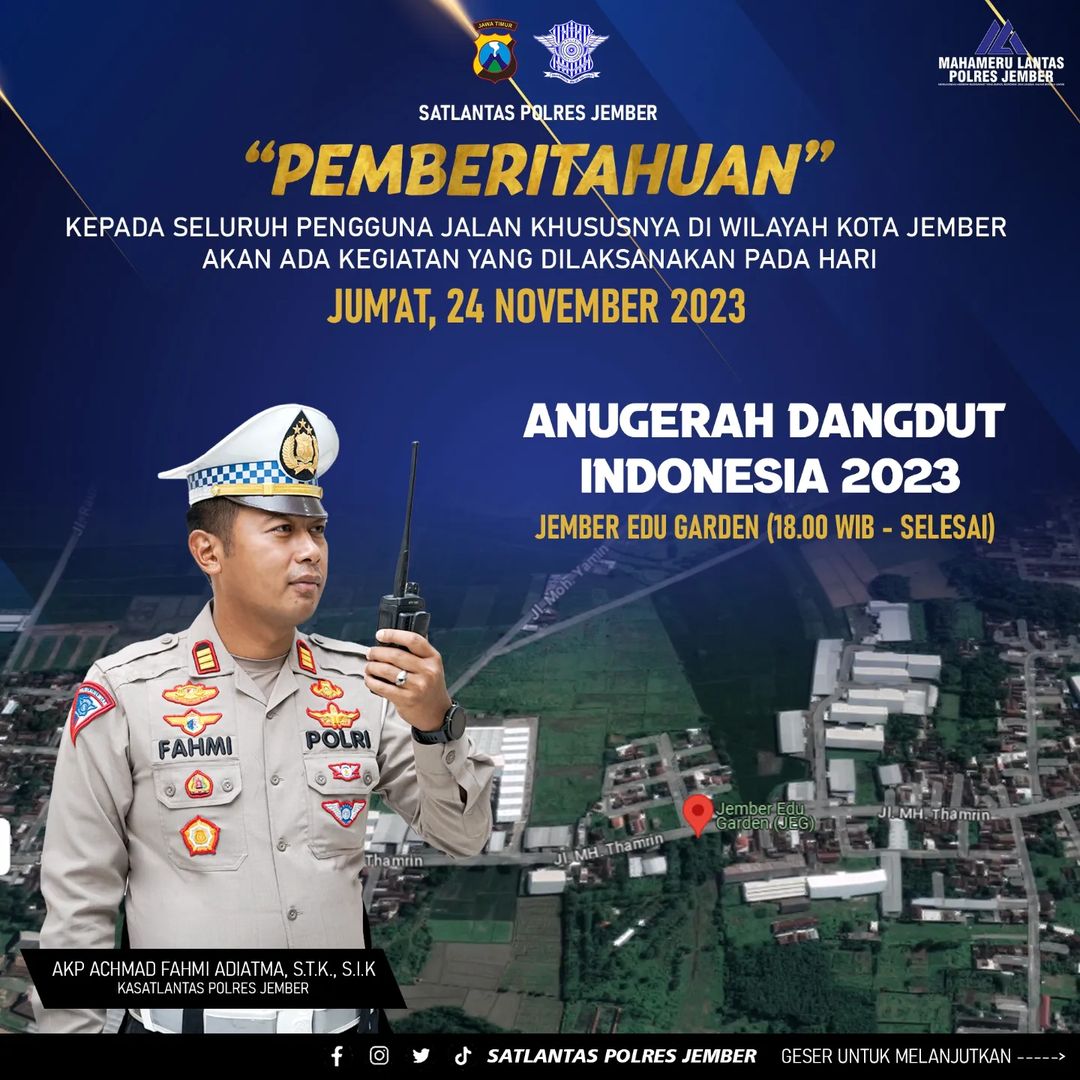 Anugerah Dangdut Indonesia 2023 di Jember