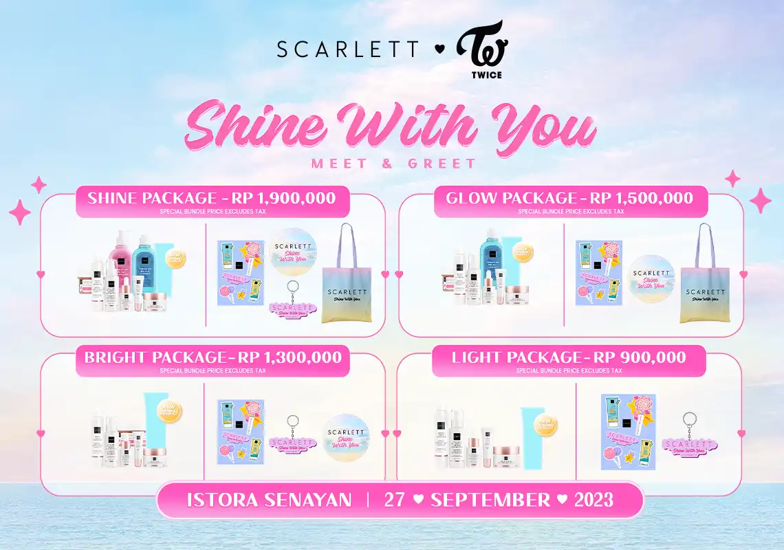 Harga SHINE PACKAGE Scarlett X TWICE