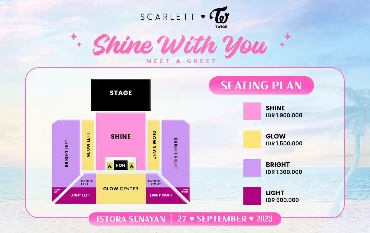 Harga SHINE PACKAGE Scarlett X TWICE