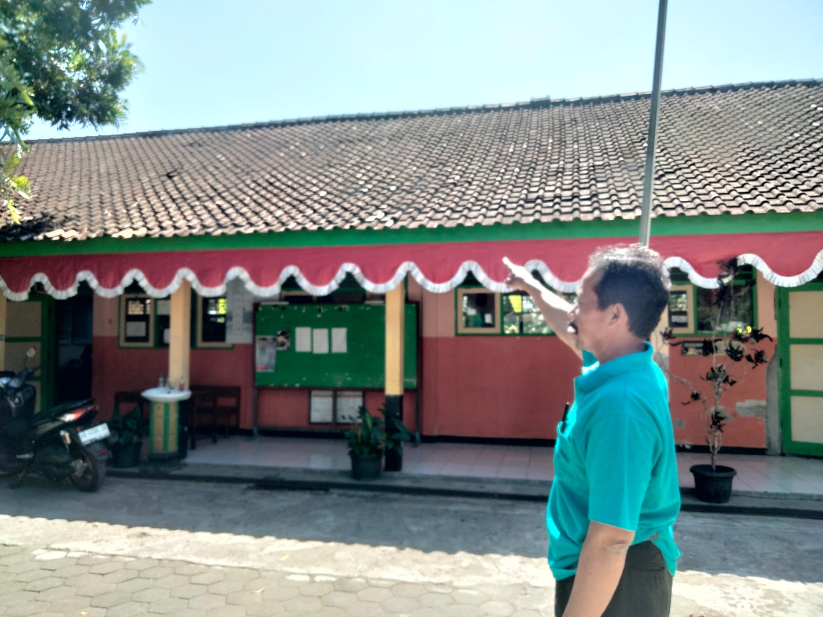 Gedung SDN Semuten Bantul Yogyakarta Rusak, Kantin Dipakai Jadi Ruang Kelas