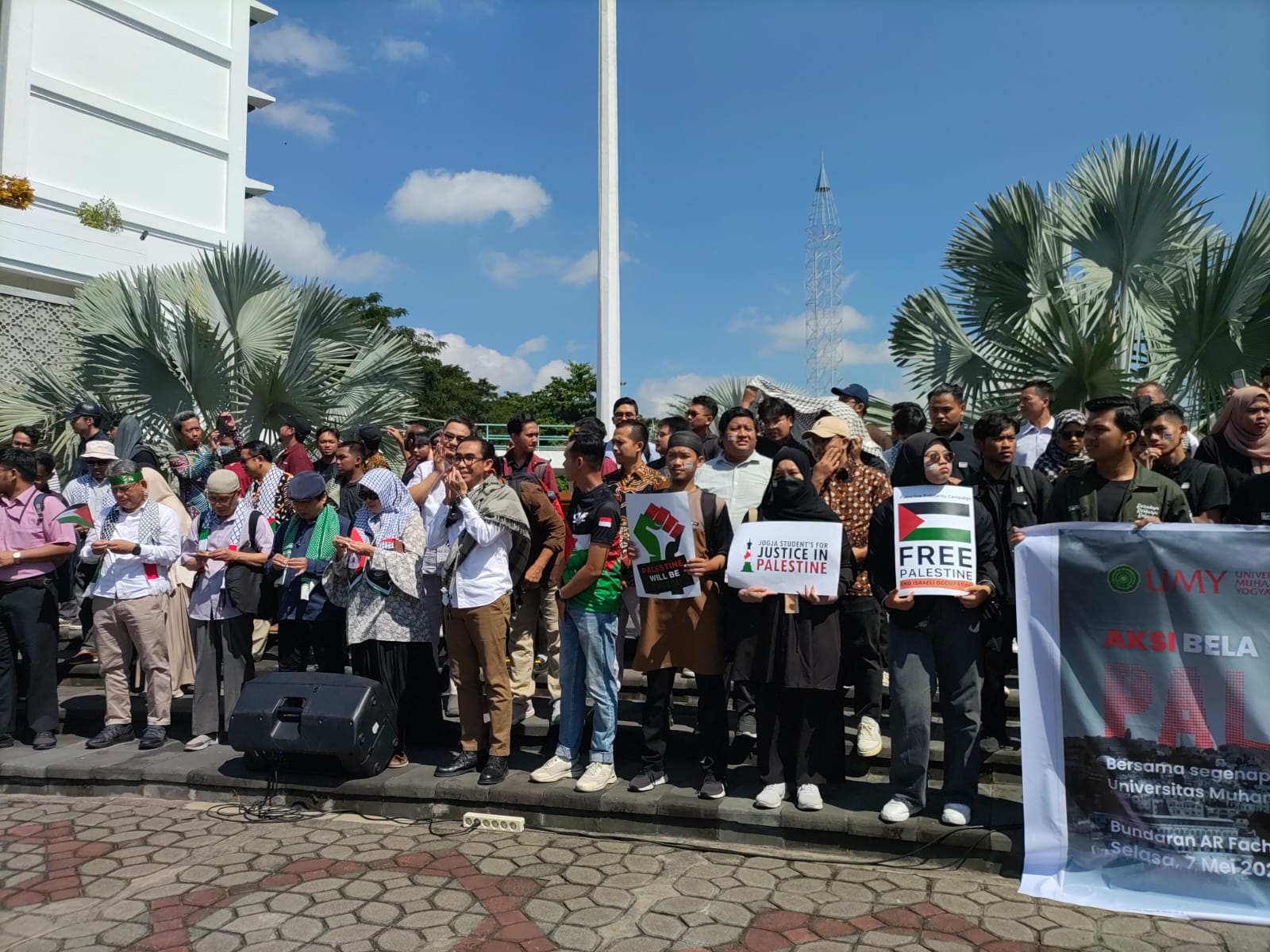 172 Kampus Muhammadiyah Serentak Gelar Aksi Bela Palestina