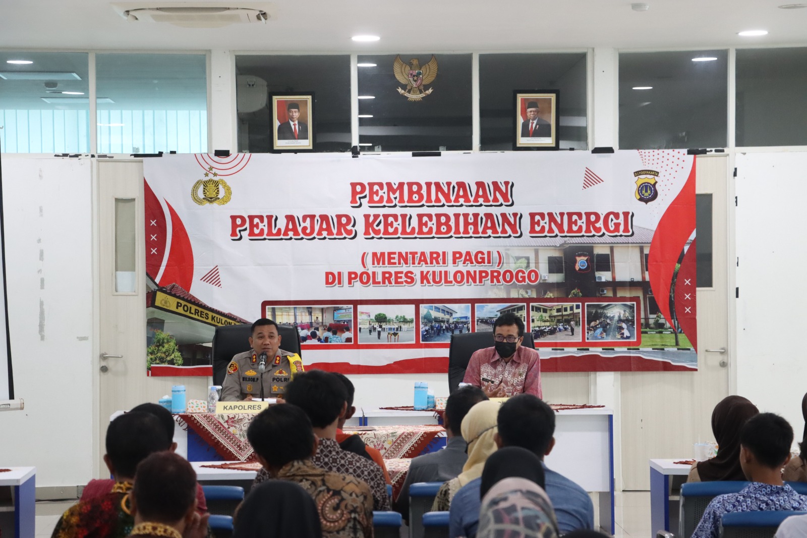 Polres Kulon Progo Bina Siswa Kelebihan Energi