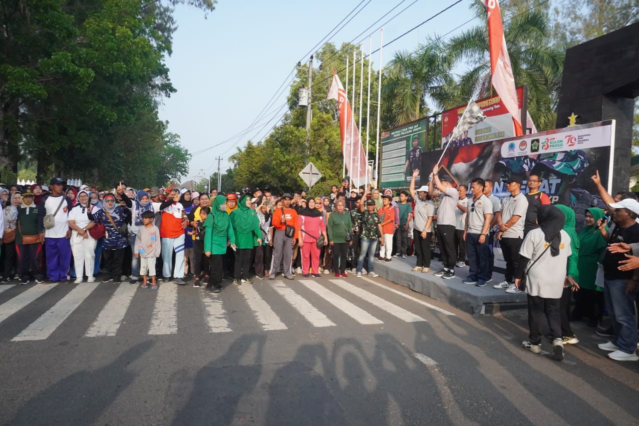 Ribuan Masyarakat Hadiri Peringatan HUT TNI ke 79 di Kulon Progo